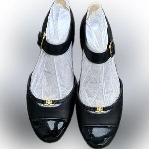 Sam Edelman Flat Rylie Black 7 1/2M NWT